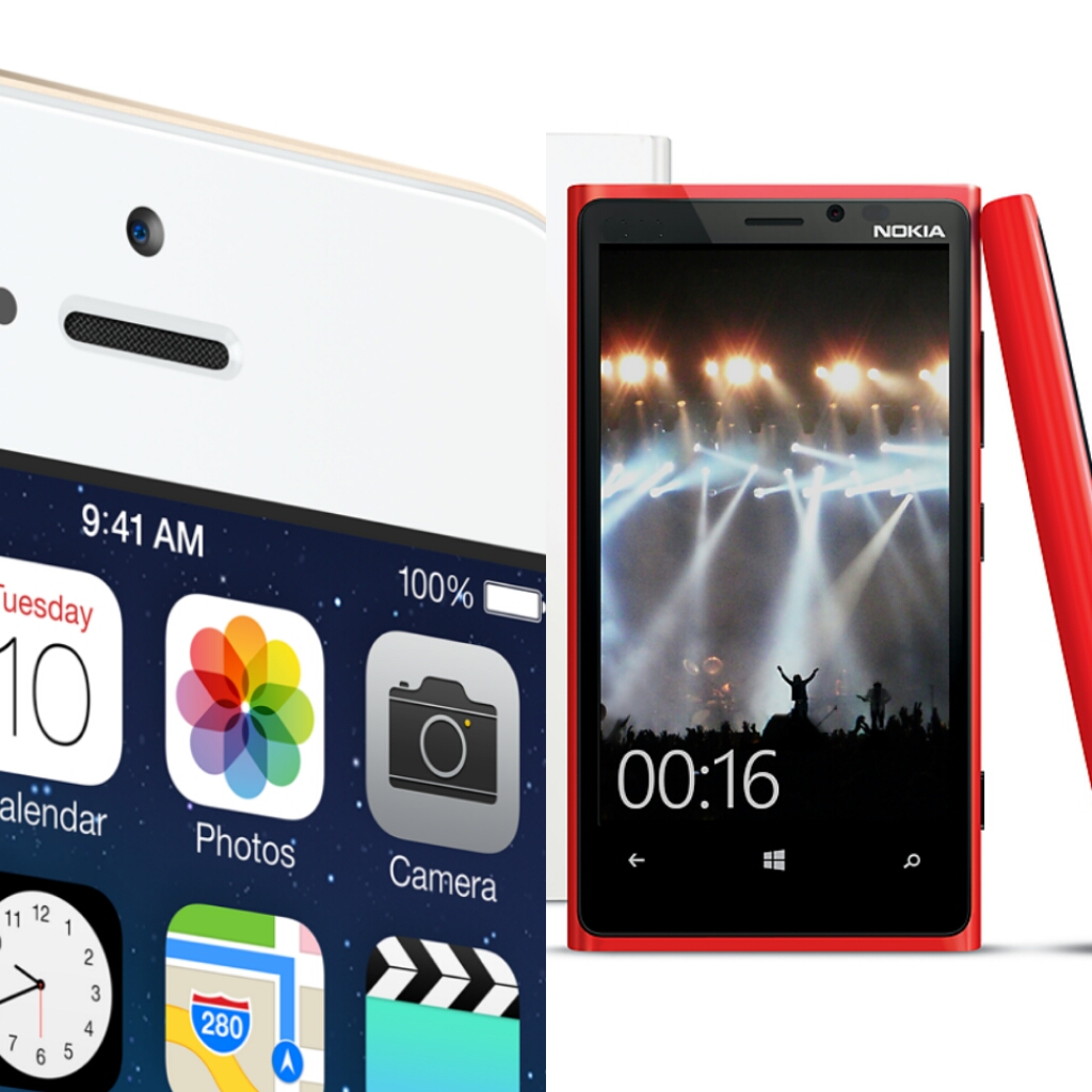 Battle of the Brands iPhone 5s vs. Nokia Lumia 920