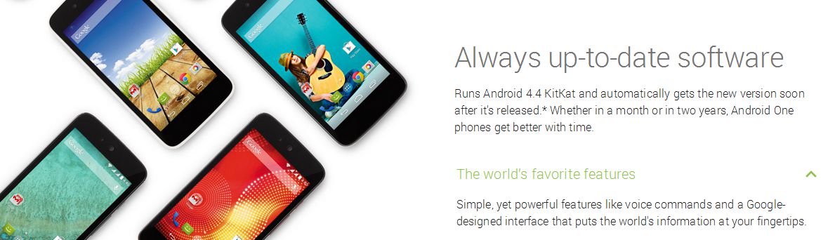 [image] Android One Android 5.0 Lollipop