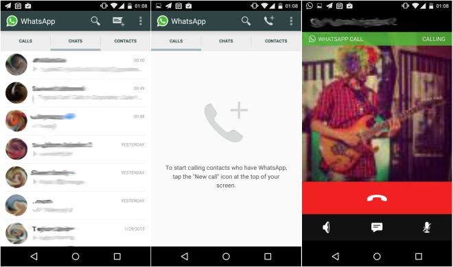 [image] WhatsApp has begun rolling out a voice call feature