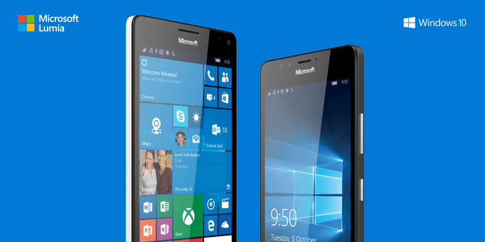 Microsoft unveils the Lumia 950 and Lumia 950 XL;