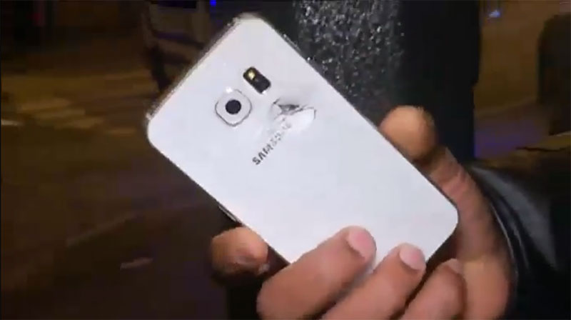 A Samsung Smartphone saved a man’s life during the Paris Attack.