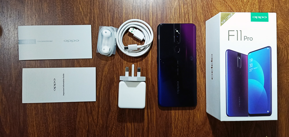 OPPO F11 Unboxing Image
