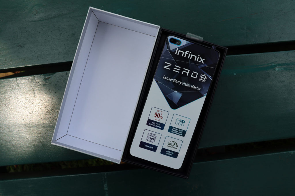 Infinix-Zero-8-packaging-unboxed