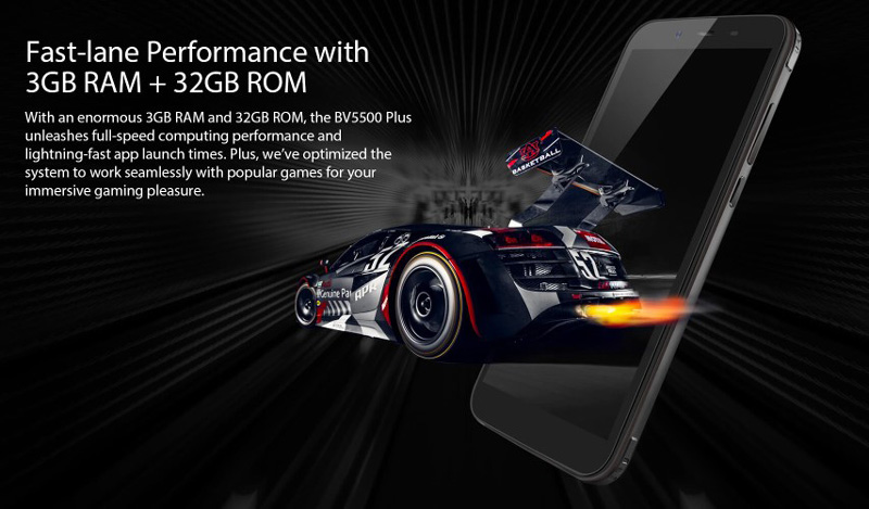 Blackview-BV5500-Performance_specifications